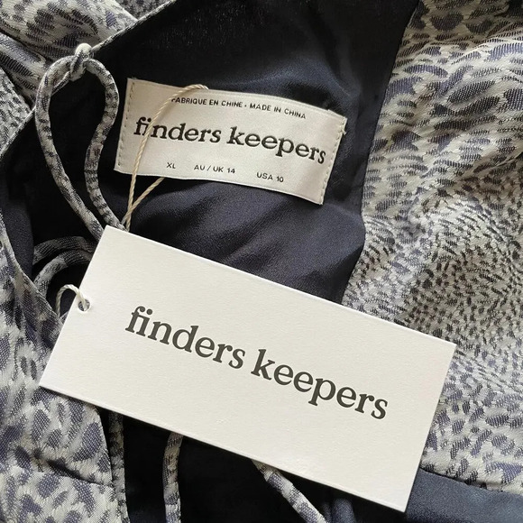 Finders Keepers Catalina Wide Leg Jumpsuit Sleeveless Animal Print Size 10 NEW - Picture 10 of 12